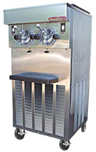 SaniServ Model 624S Floor Model Smoothie Machine with AccuFreeze® Control (Air-Cooled)